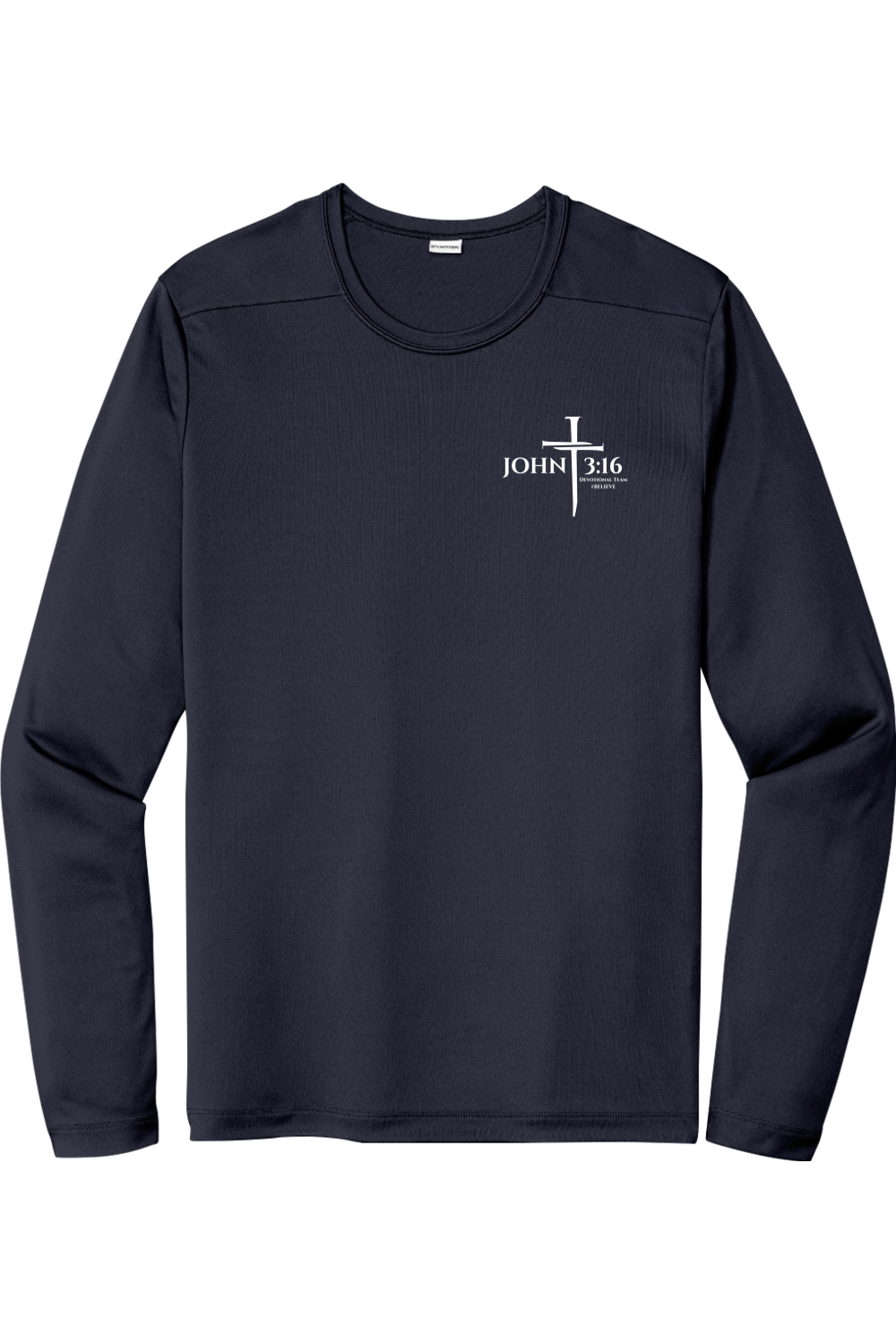 Sport-Tek Posi-UV Pro Long Sleeve Tee Scripture