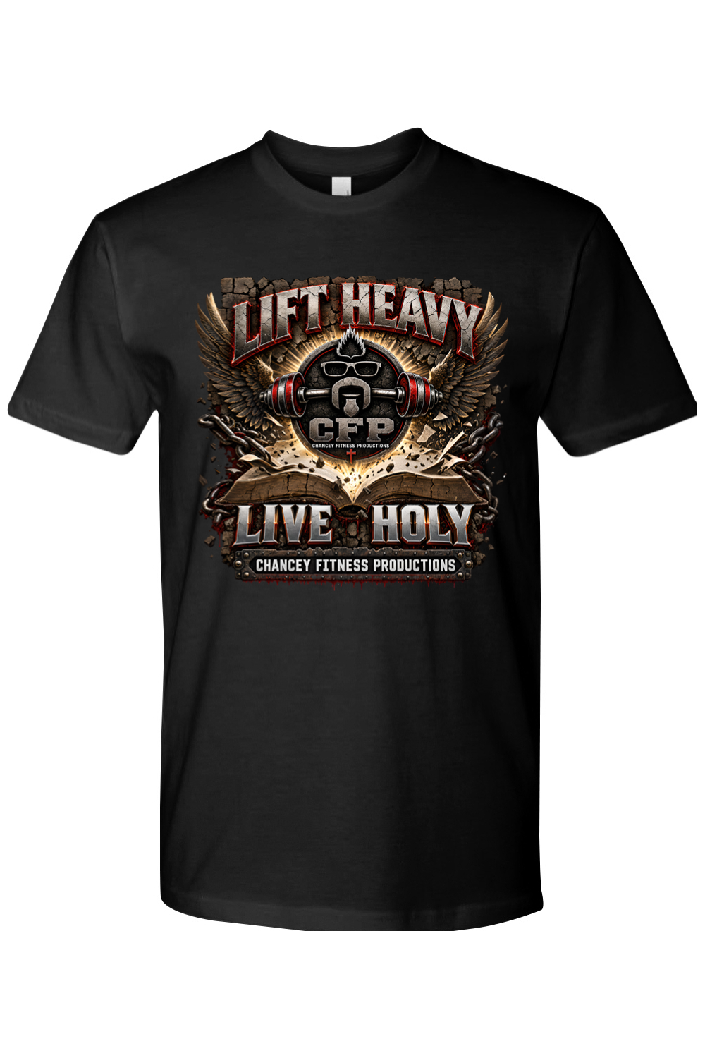 Lift Heavy Live Holy T-shirt