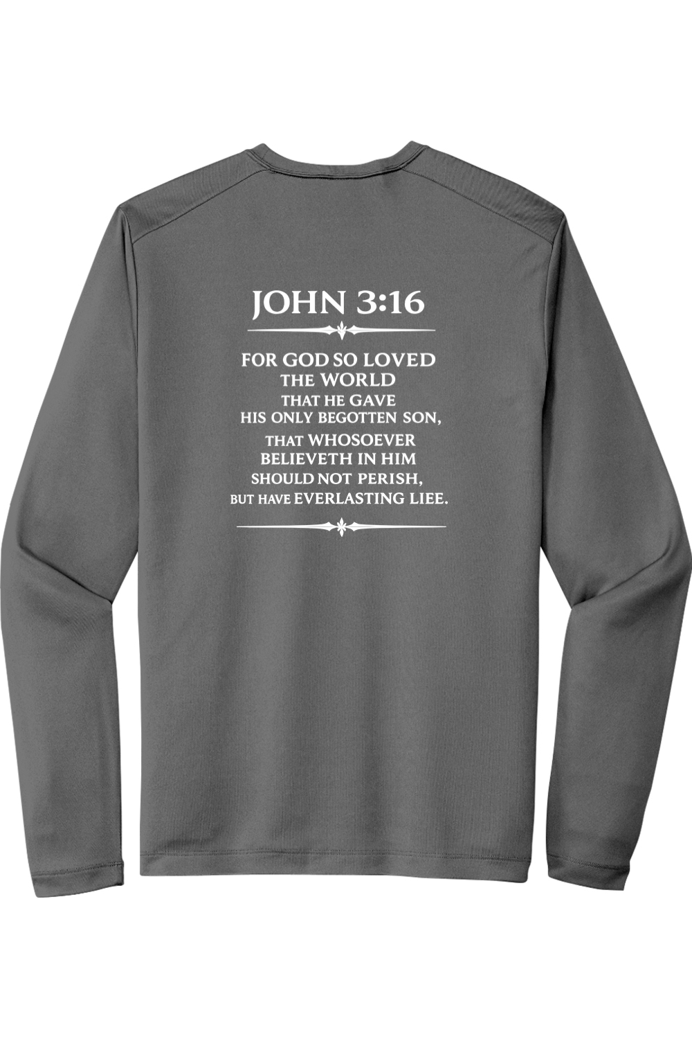 Sport-Tek Posi-UV Pro Long Sleeve Tee Scripture