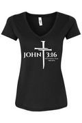 Ladies John 3:16 V-neck