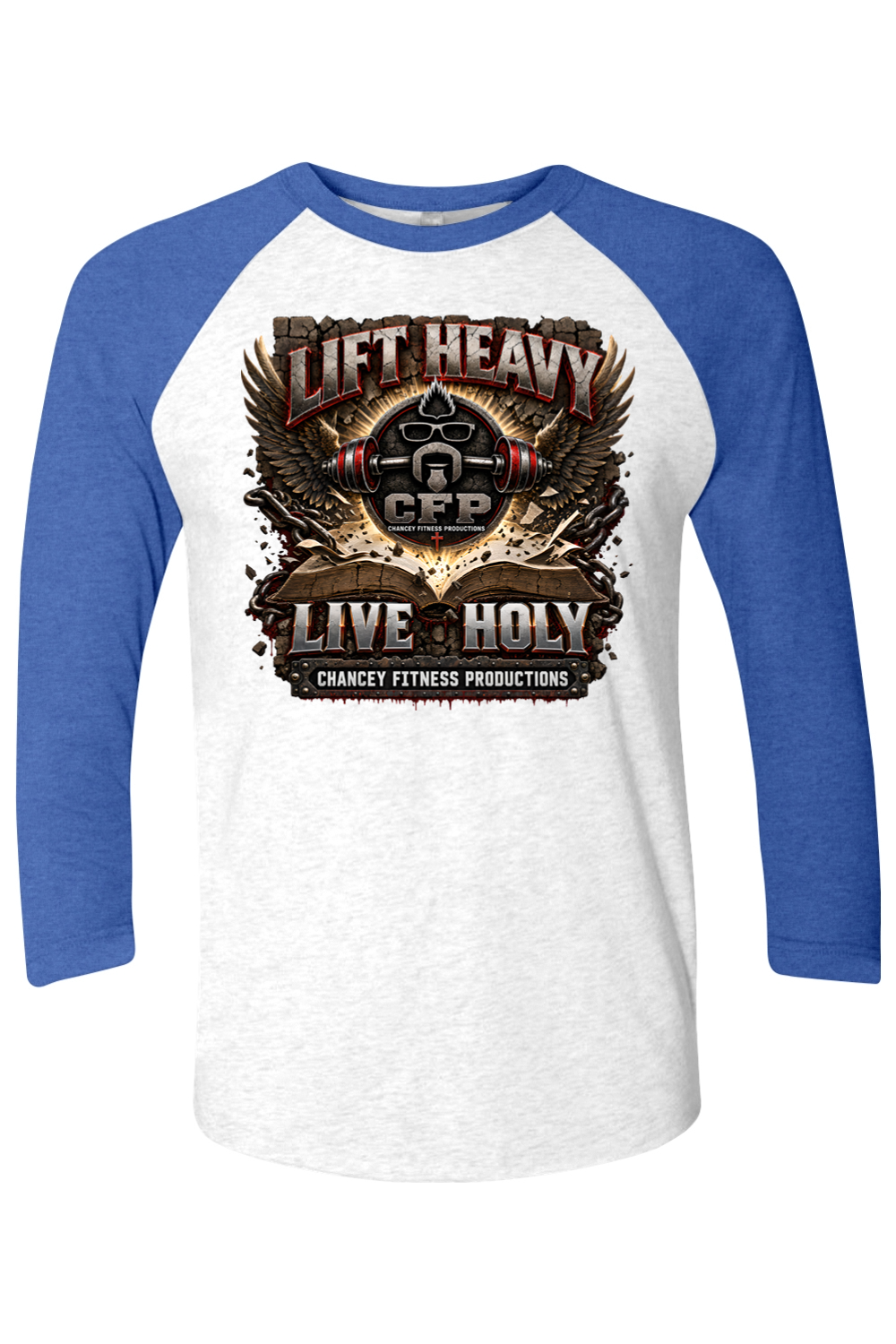 Lift Heavy Live Heavy NL Unisex 3/4 Sleeve
