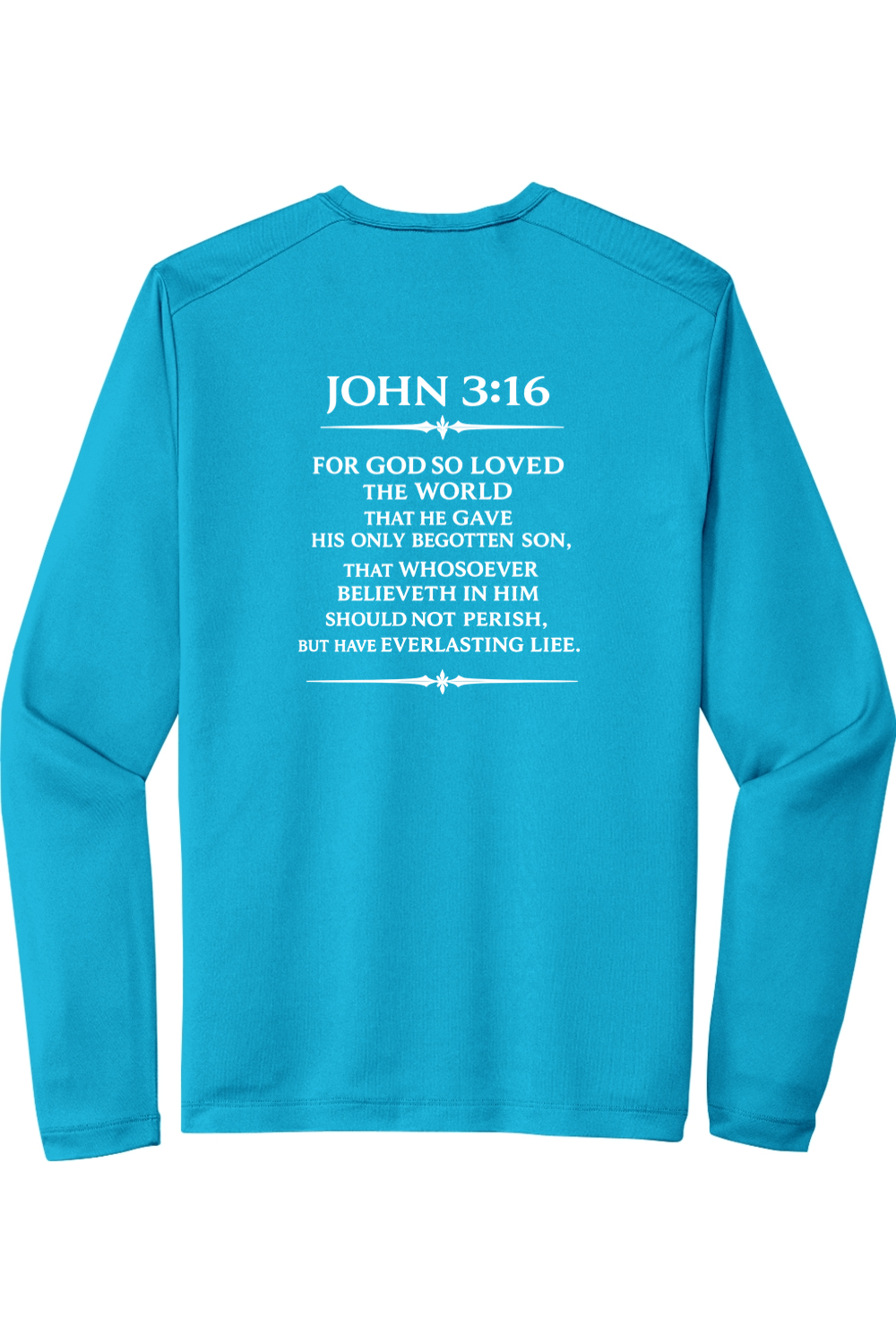 Sport-Tek Posi-UV Pro Long Sleeve Tee Scripture