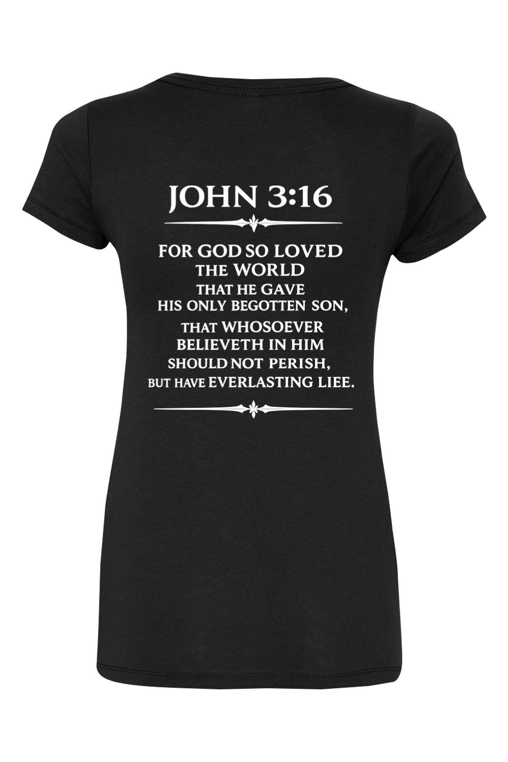 Ladies John Scripture V-neck