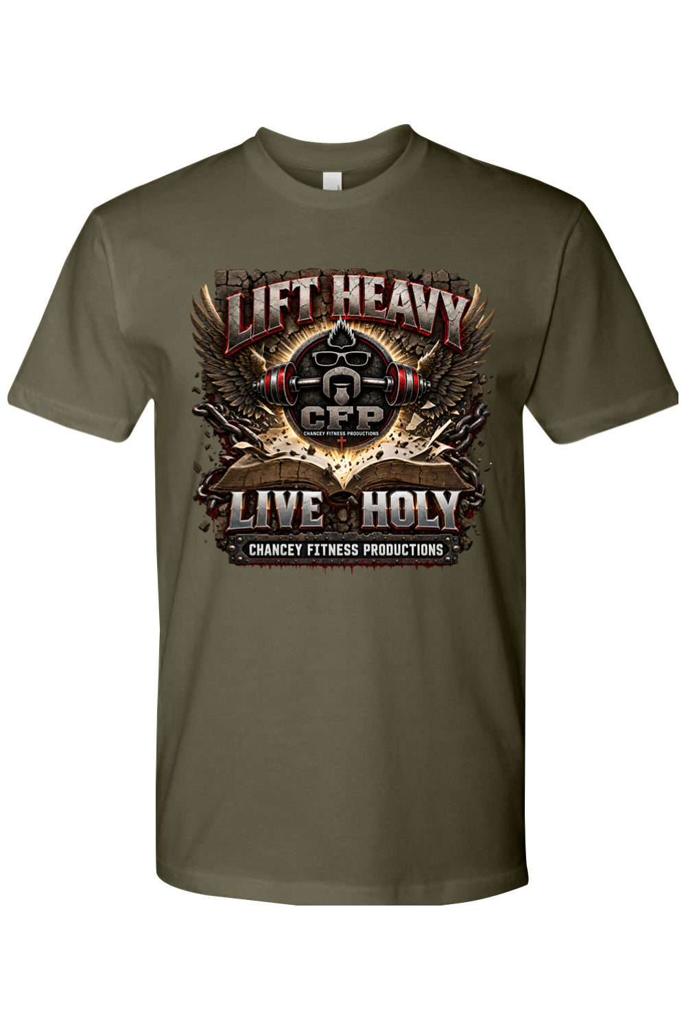 Lift Heavy Live Holy T-shirt
