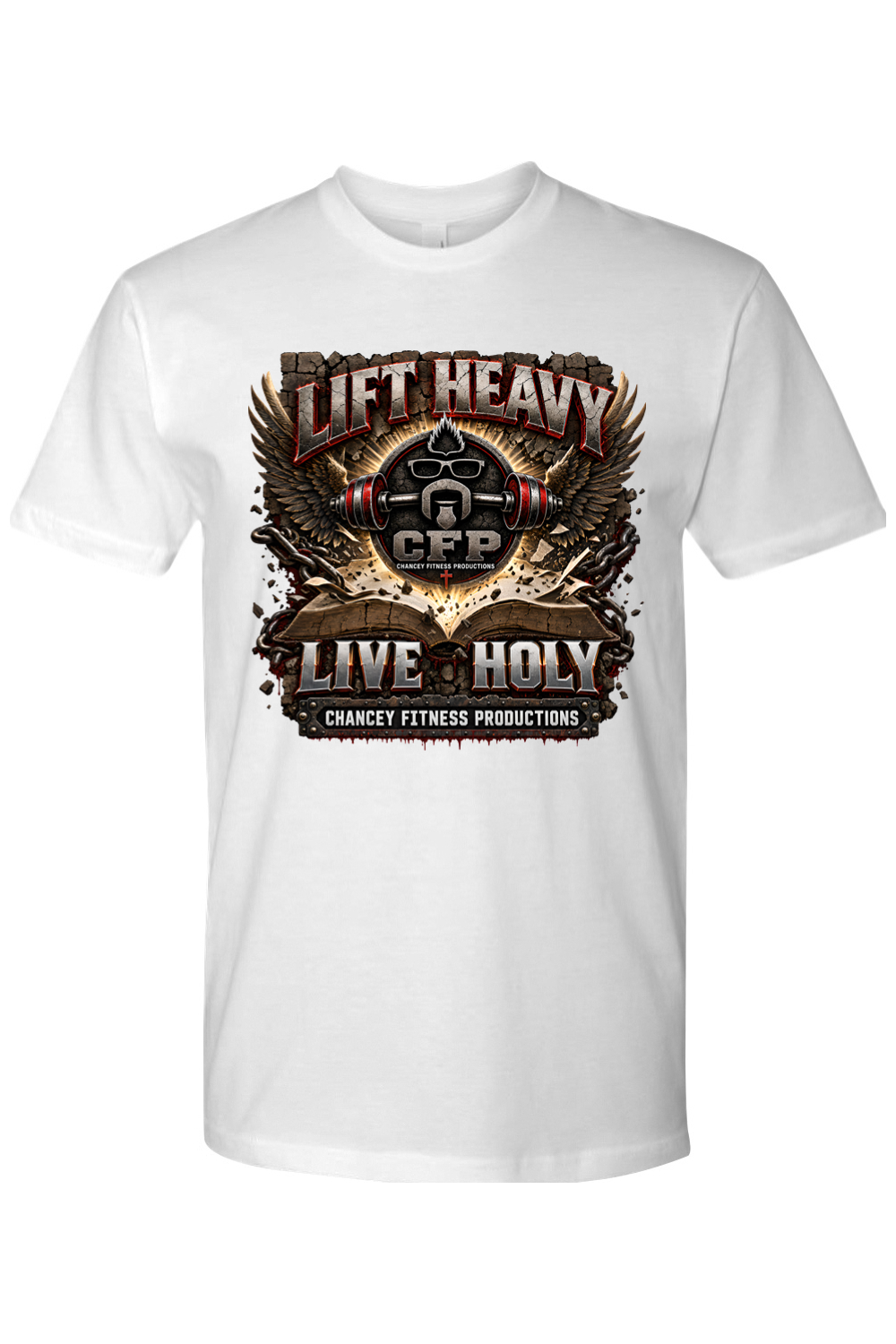 Lift Heavy Live Holy T-shirt