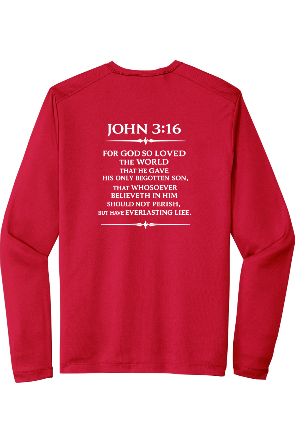 Sport-Tek Posi-UV Pro Long Sleeve Tee Scripture
