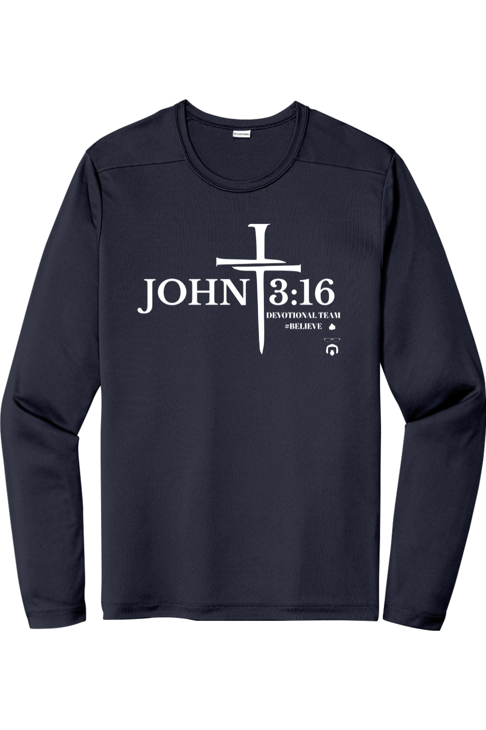 Sport-Tek Posi-UV Pro Long Sleeve Tee John 3:16