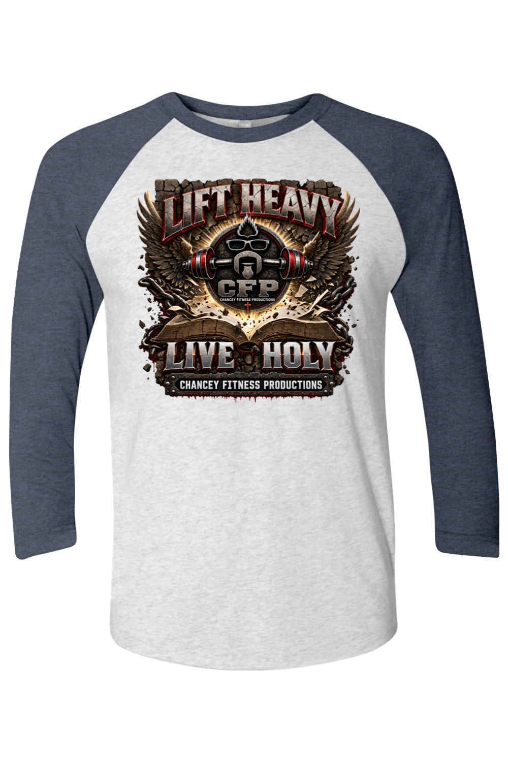 Lift Heavy Live Heavy NL Unisex 3/4 Sleeve