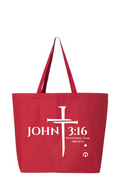 John 3:16 Jumbo Tote