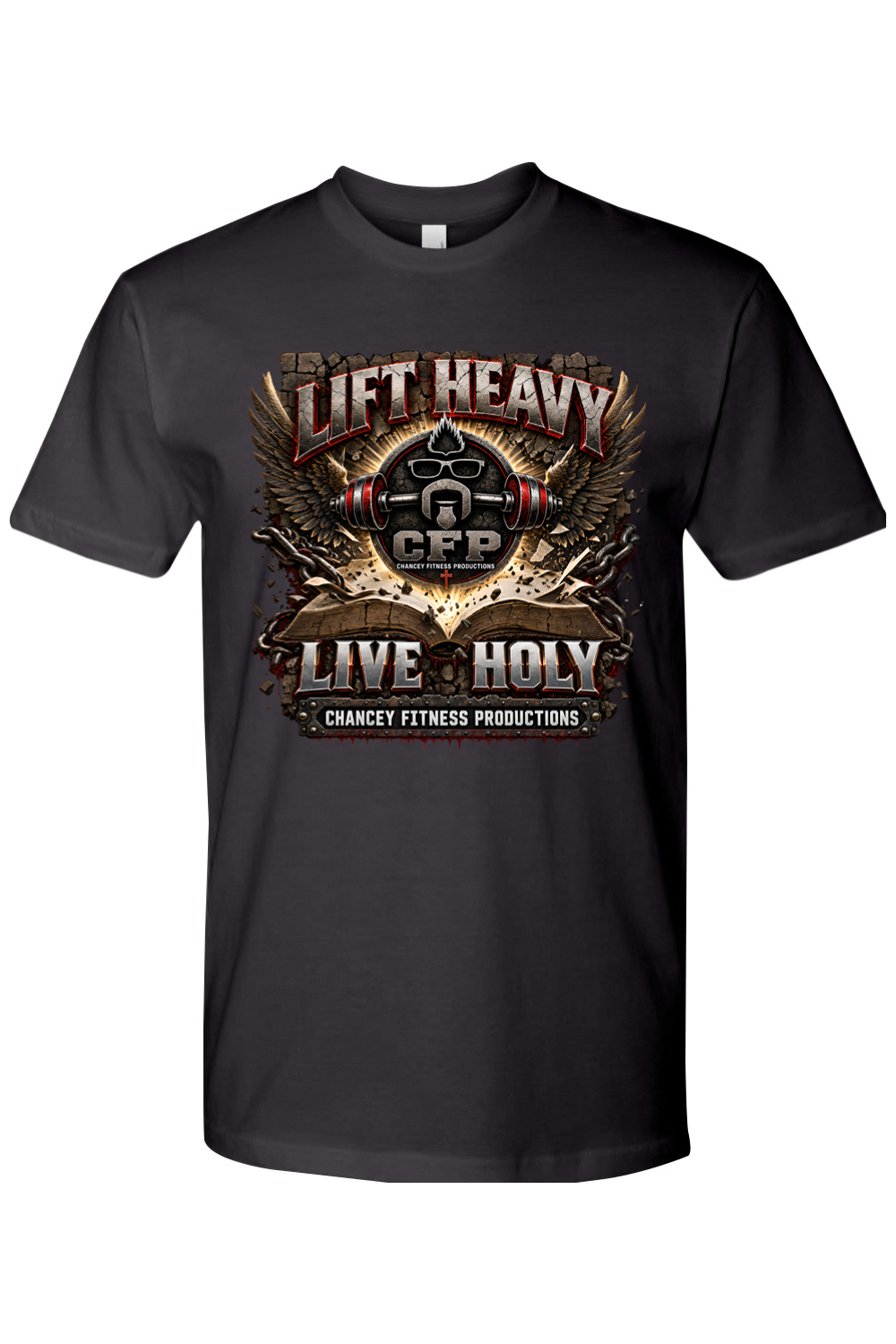 Lift Heavy Live Holy T-shirt