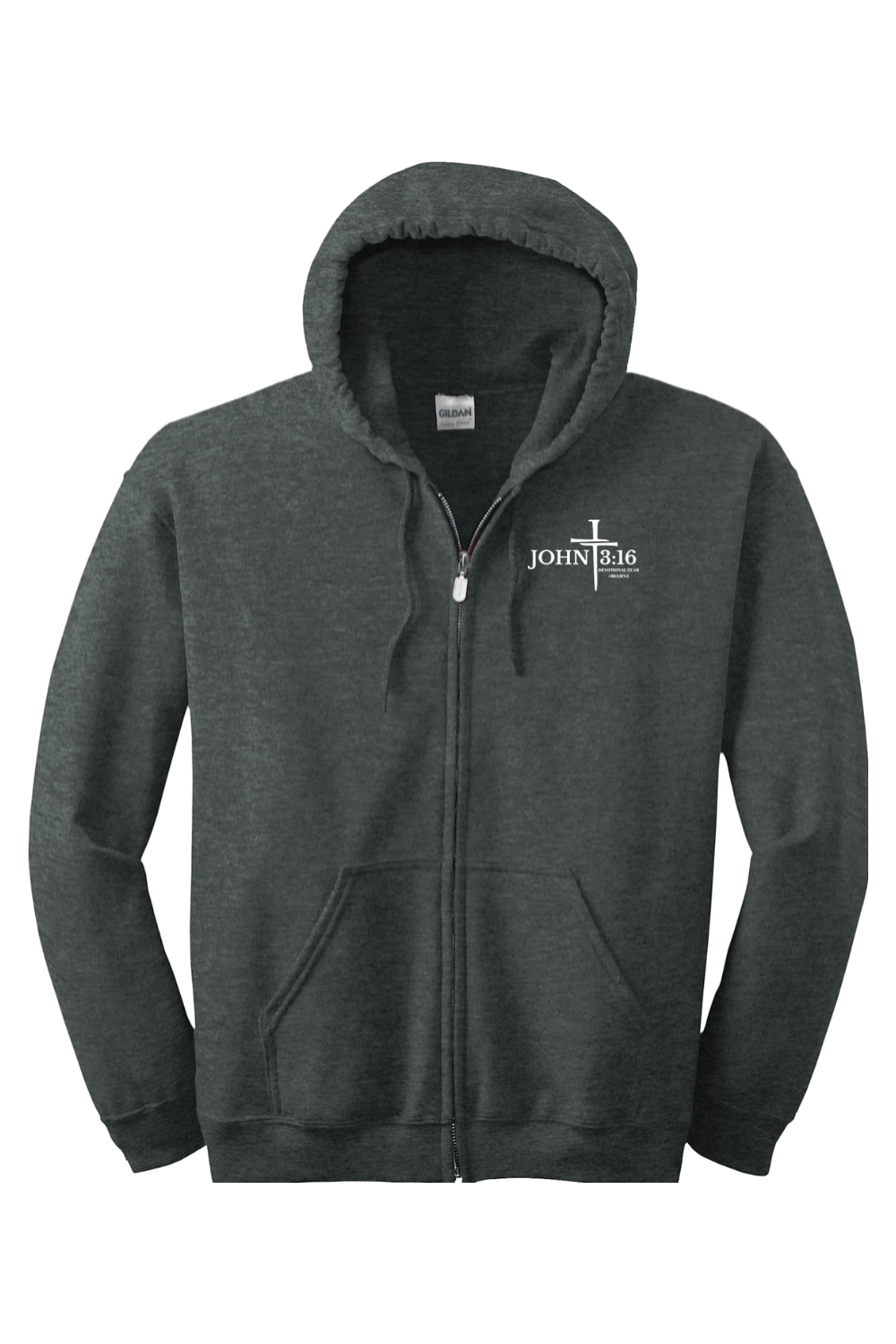 Full-Zip Hooded John 3:16 Sweatshirt