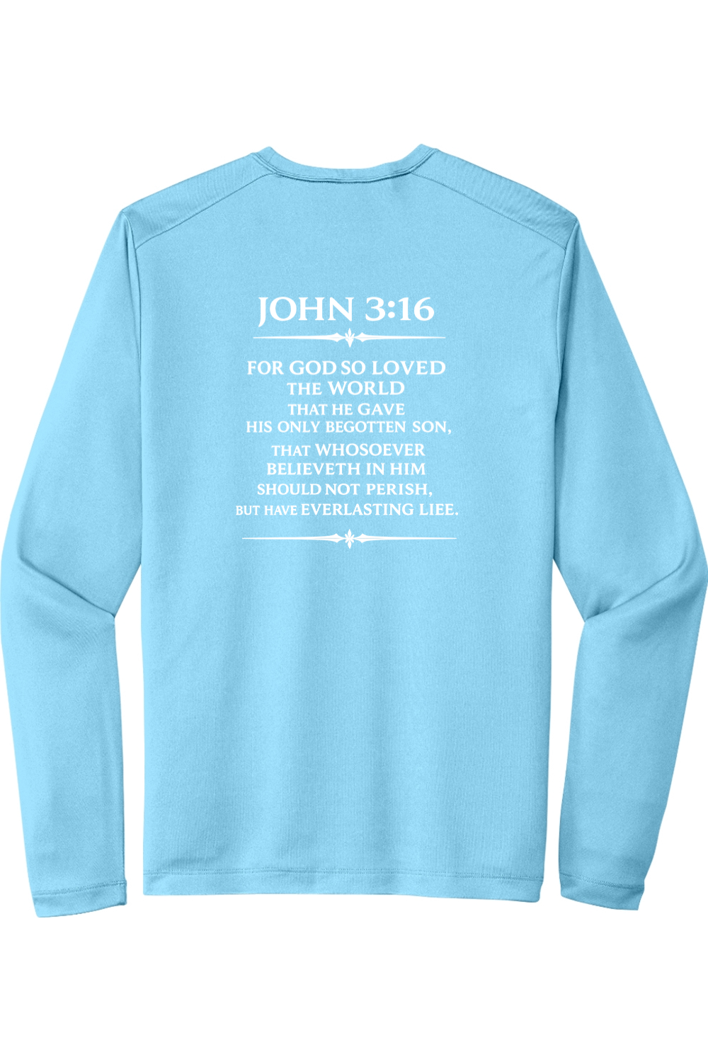 Sport-Tek Posi-UV Pro Long Sleeve Tee Scripture