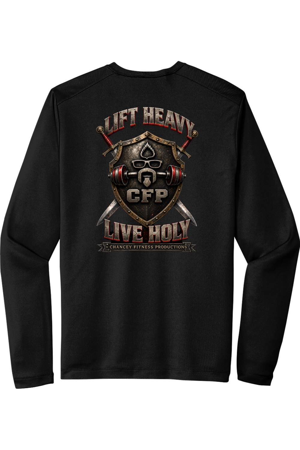 Sport-Tek Posi-UV Pro Long Sleeve Tee Lift Heavy
