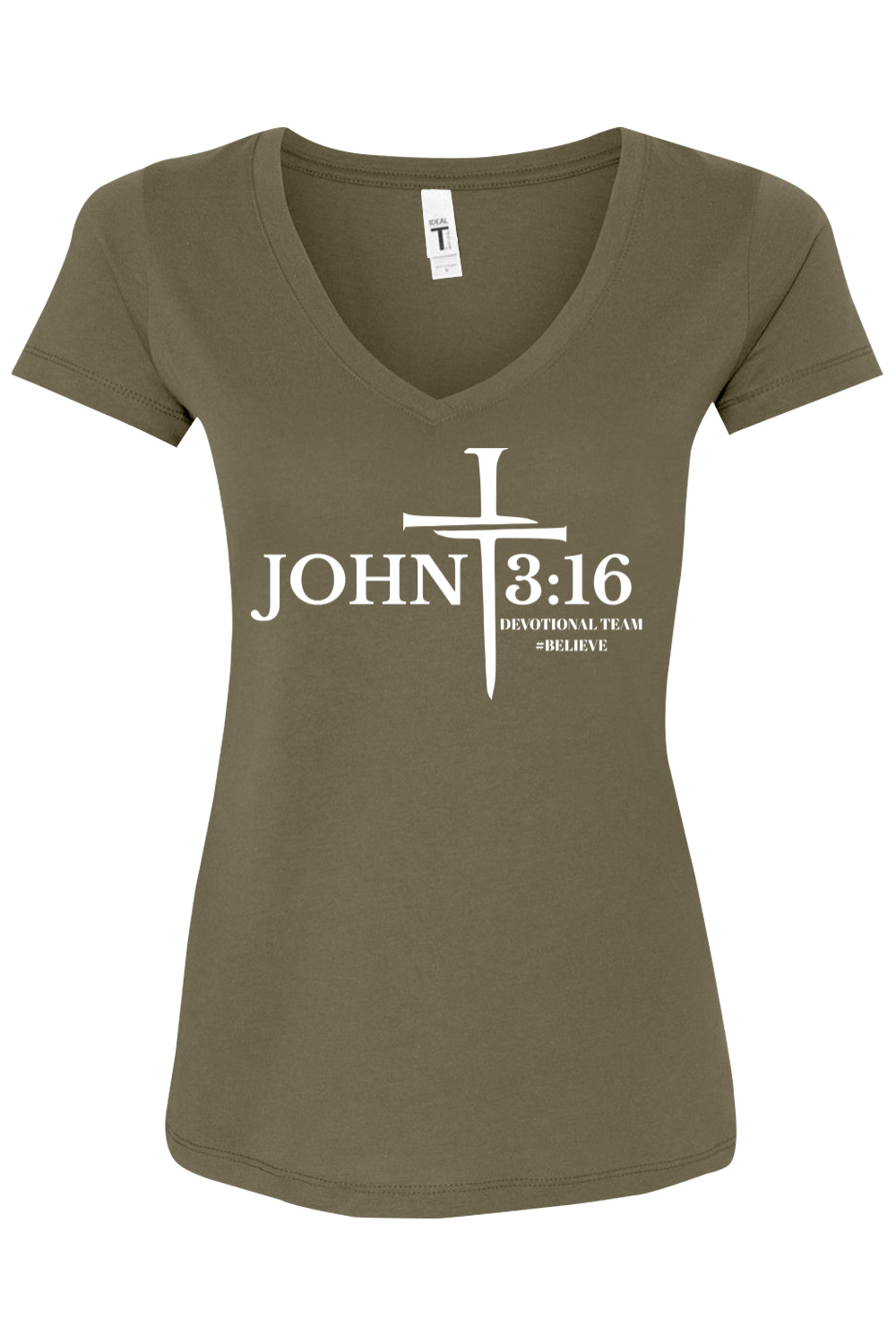 Ladies John 3:16 V-neck