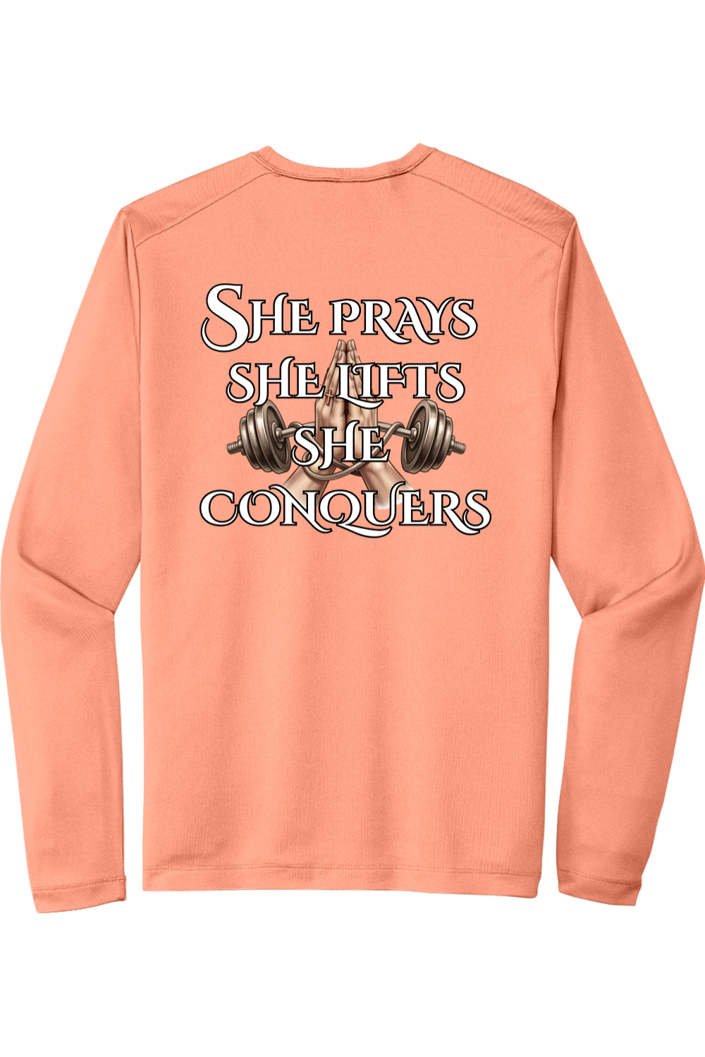 Sport-Tek Posi-UV Pro Long Sleeve Tee She Prays