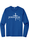Sport-Tek Posi-UV Pro Long Sleeve Tee John 3:16