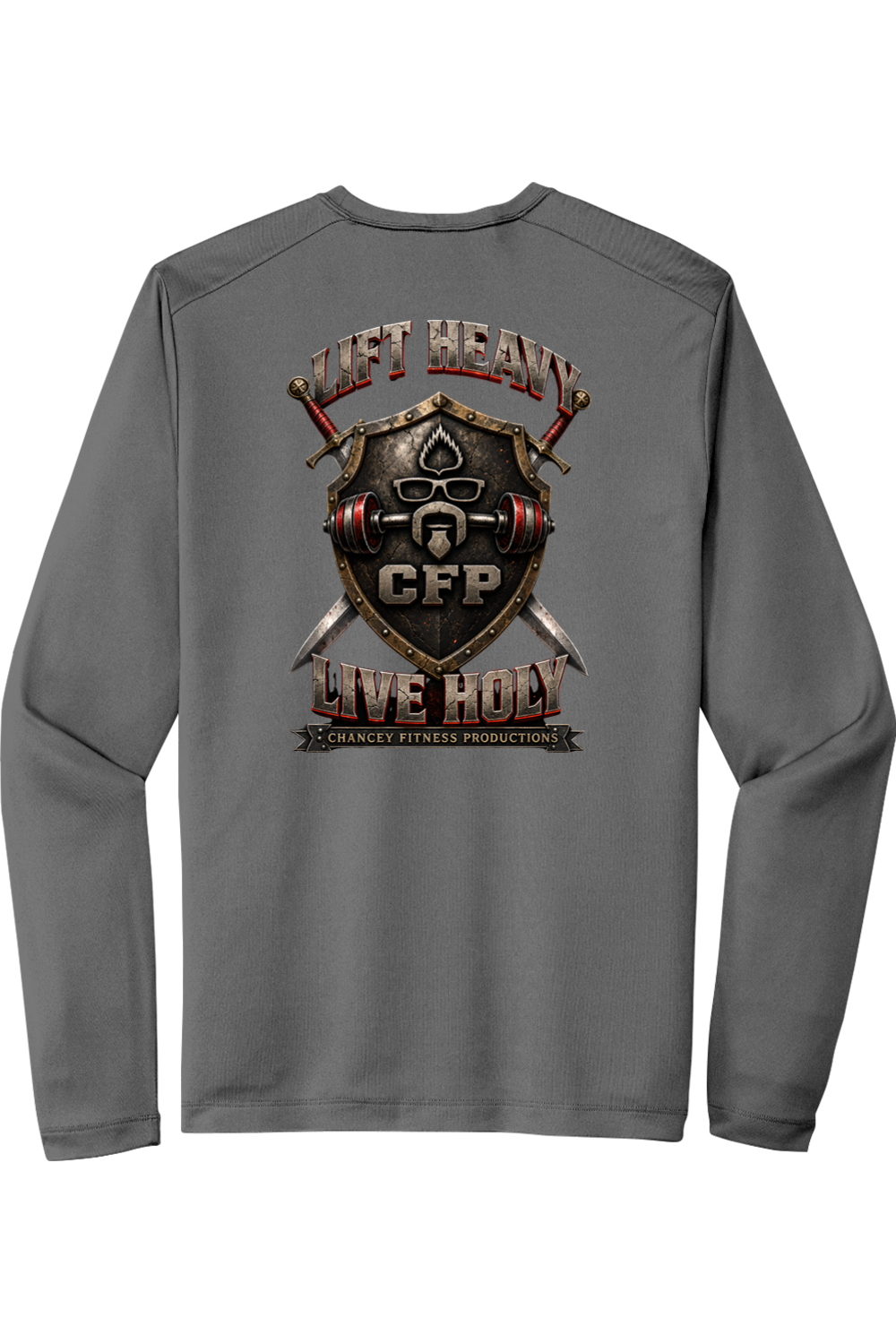 Sport-Tek Posi-UV Pro Long Sleeve Tee Lift Heavy