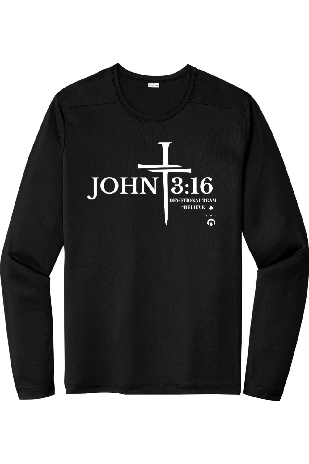 Sport-Tek Posi-UV Pro Long Sleeve Tee John 3:16