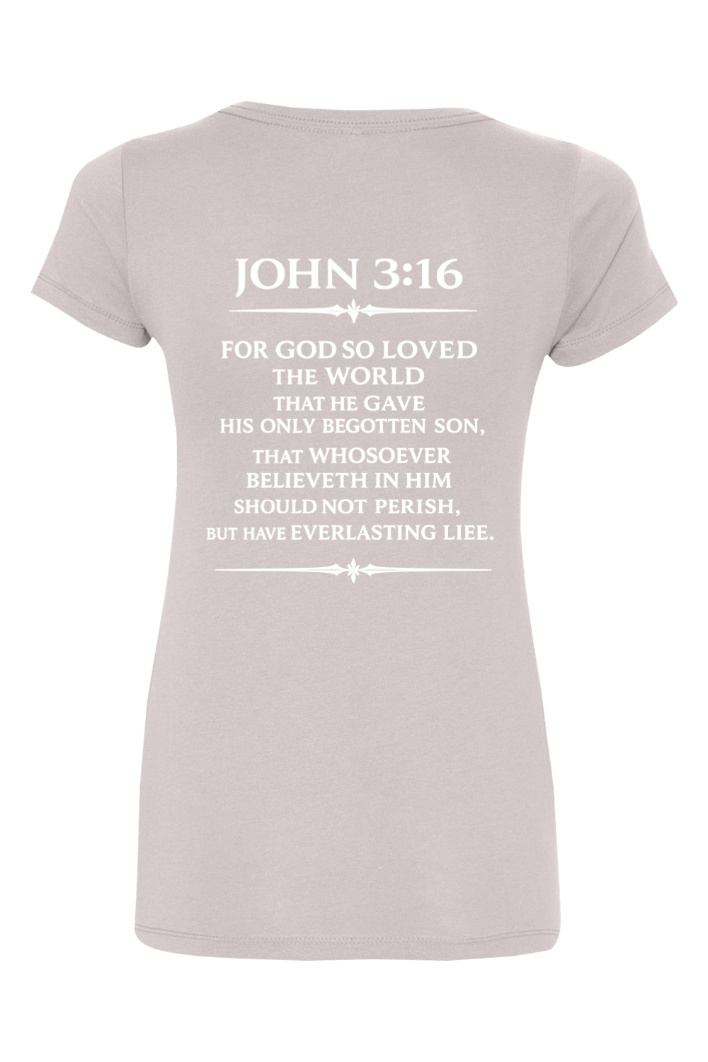 Ladies John Scripture V-neck
