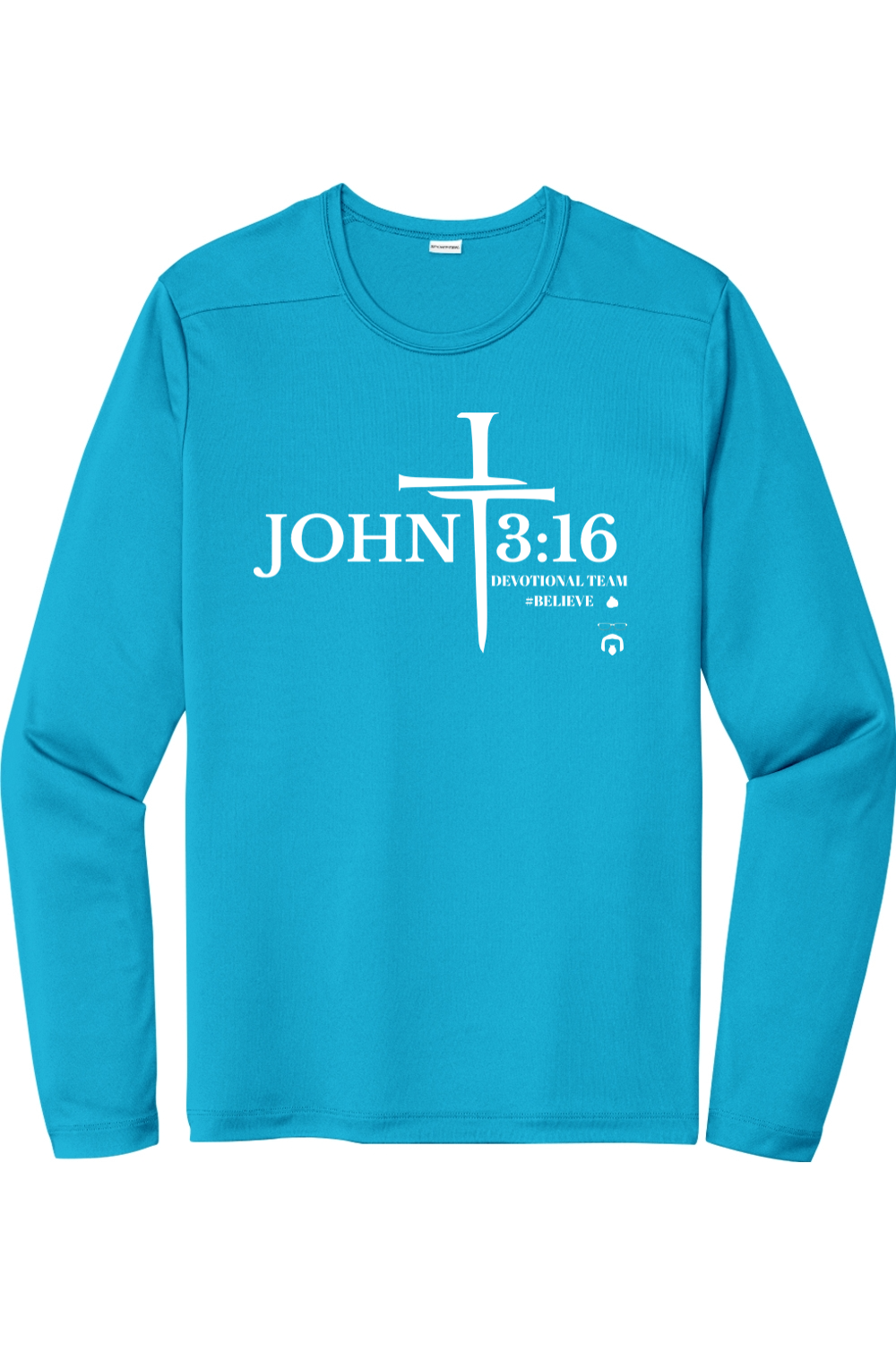 Sport-Tek Posi-UV Pro Long Sleeve Tee John 3:16