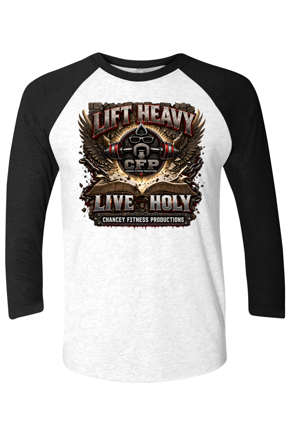 Lift Heavy Live Heavy NL Unisex 3/4 Sleeve