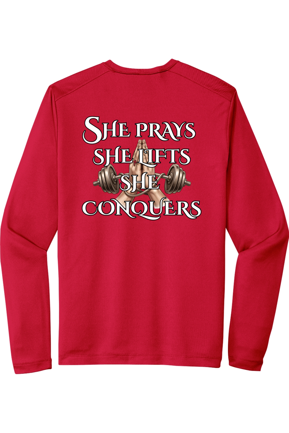 Sport-Tek Posi-UV Pro Long Sleeve Tee She Prays