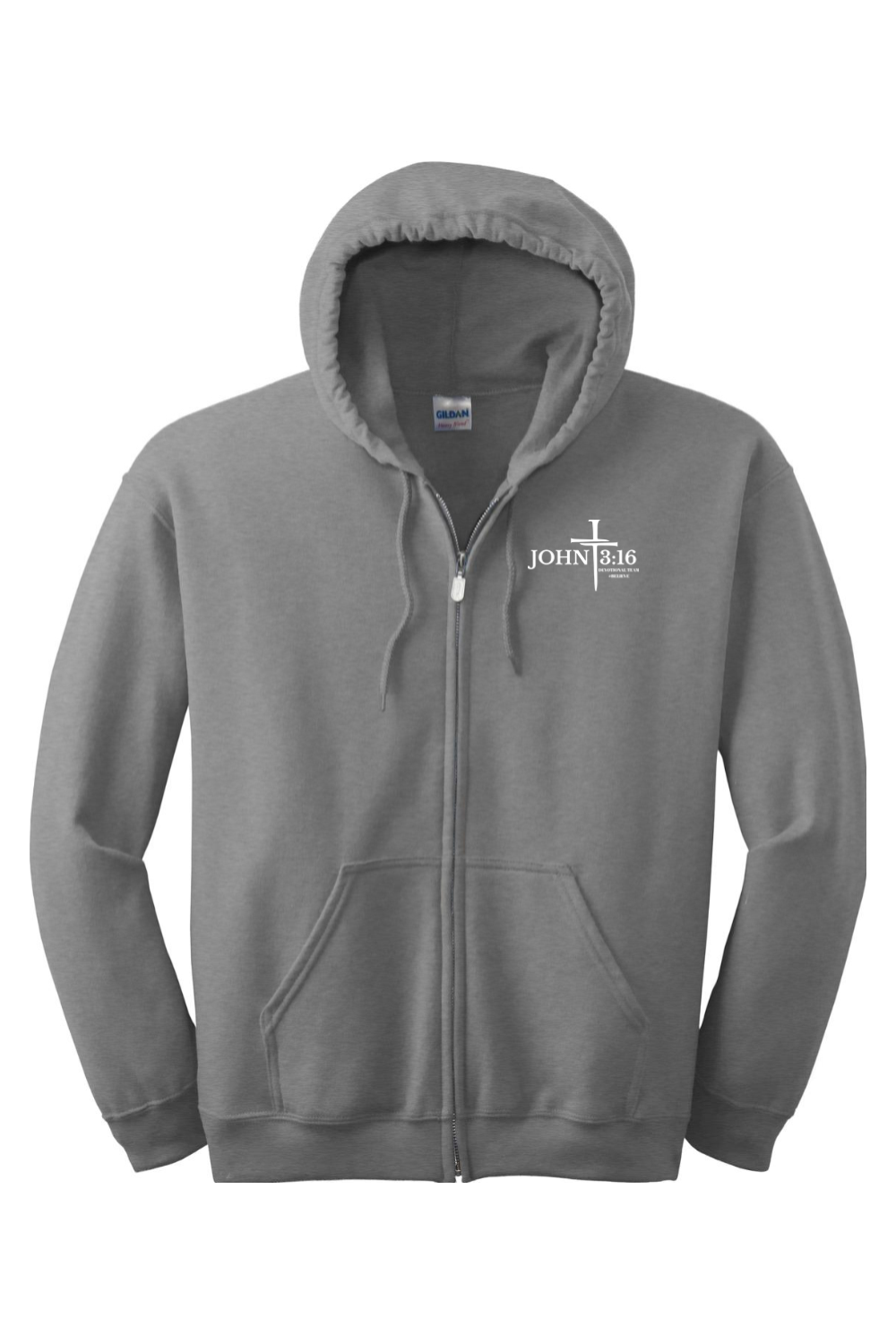Full-Zip Hooded John 3:16 Sweatshirt