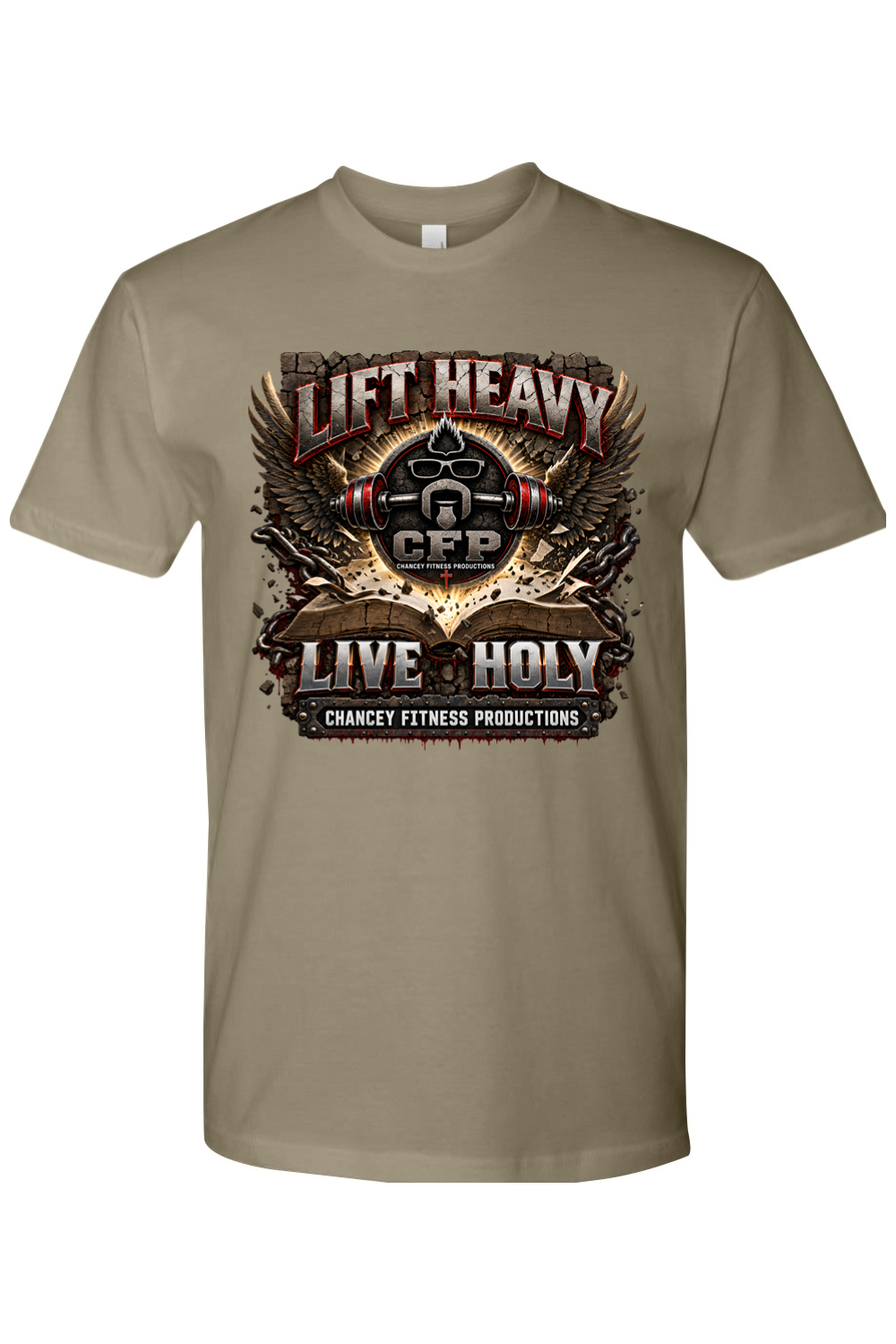 Lift Heavy Live Holy T-shirt