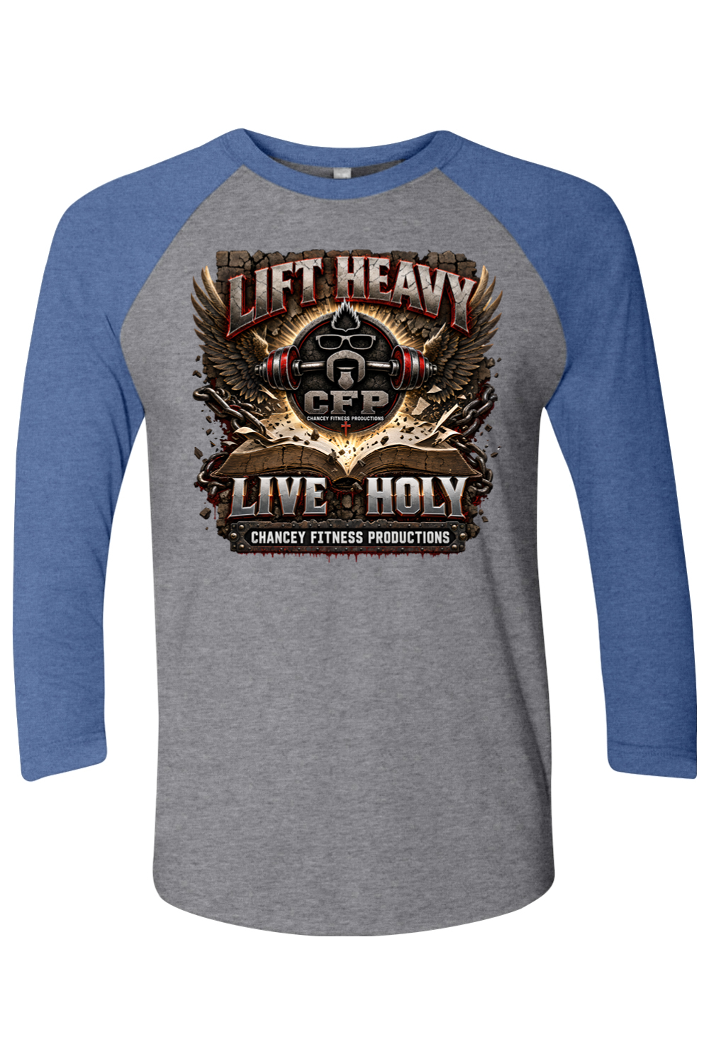 Lift Heavy Live Heavy NL Unisex 3/4 Sleeve