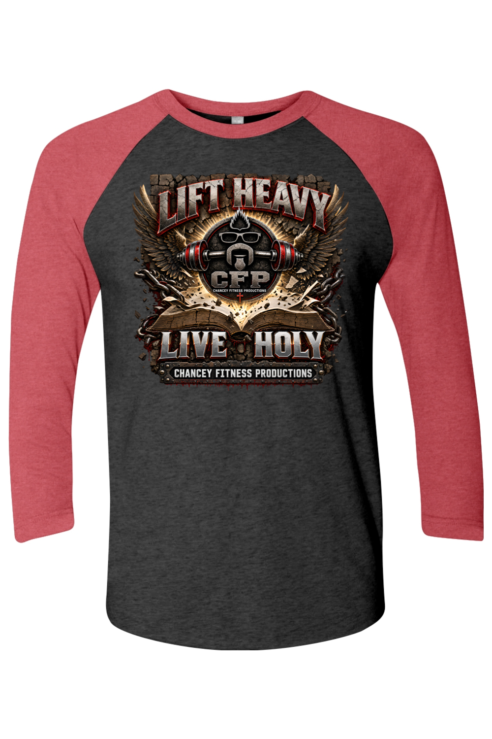 Lift Heavy Live Heavy NL Unisex 3/4 Sleeve