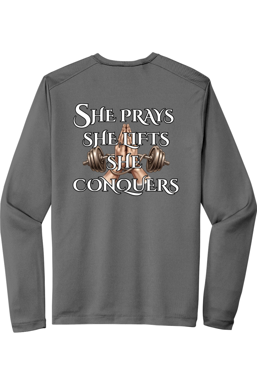 Sport-Tek Posi-UV Pro Long Sleeve Tee She Prays