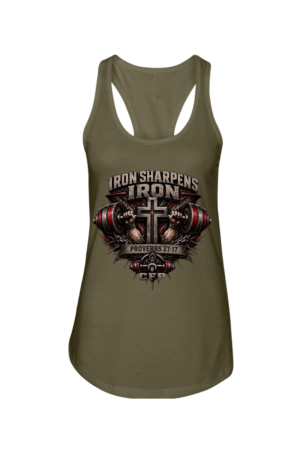 Ladies Iron Sharpens Iron Tank