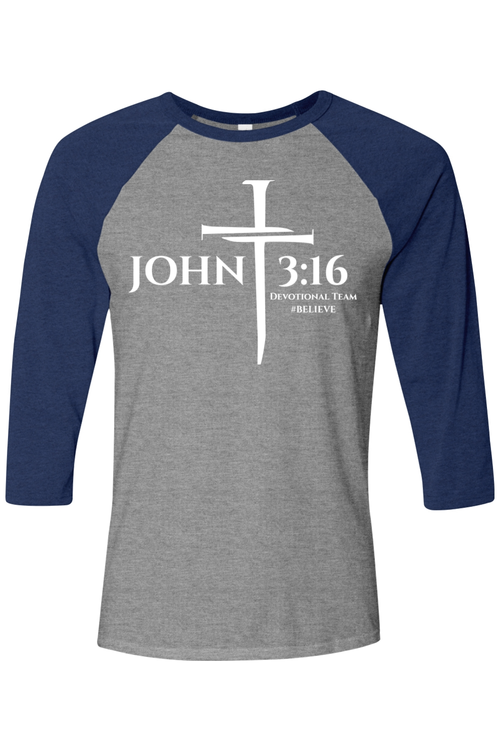John 3:16 Unisex Three-Quarter Sleeve Baseball Tee